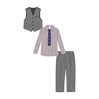 Van Heusen Little & Big Kid Boys 4-pc. Suit Set