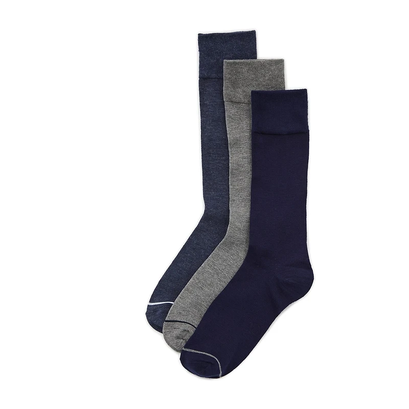 Stafford Super Soft Lux Mens 3 Pair Crew Socks