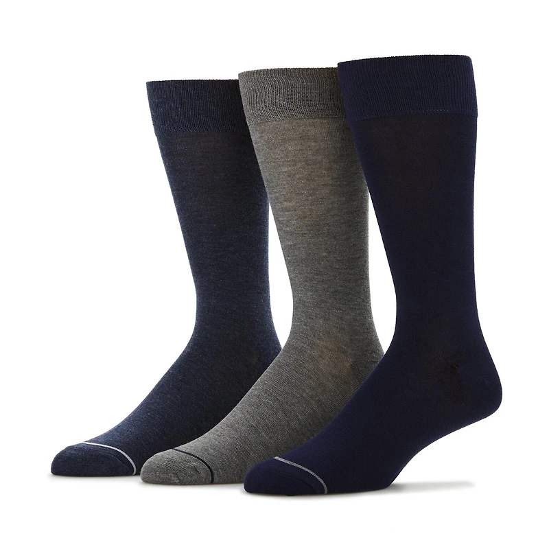 Stafford Super Soft Lux Mens 3 Pair Crew Socks