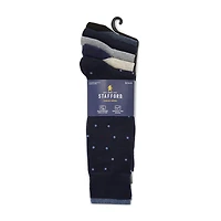 Stafford Casual Dress Mens 5 Pair Crew Socks
