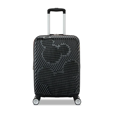 American Tourister Disney Molded Mickey Mouse 20 Inch Hardside Expandable Carry-On Spinner Luggage