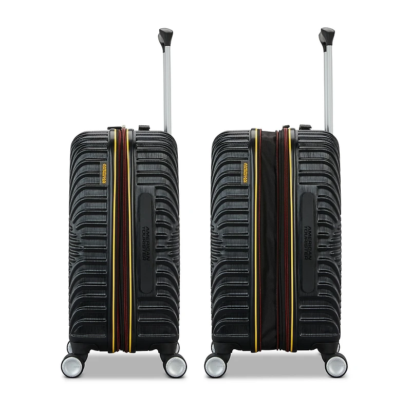American Tourister Disney Molded Mickey Mouse 20 Inch Hardside Expandable Carry-On Spinner Luggage