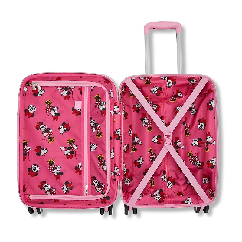 American Tourister Disney Molded Minnie Mouse 20 Inch Hardside Expandable Carry-On Spinner Luggage