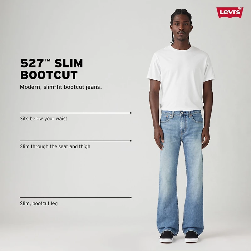 Levi's® Mens 527™ Slim Fit Bootcut Jeans