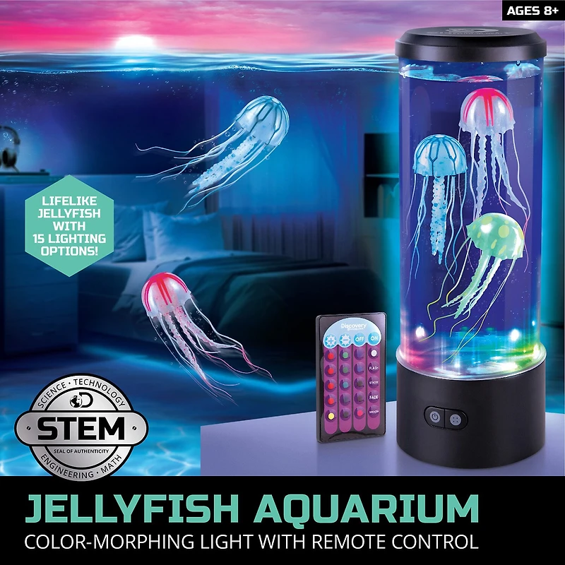 Discovery™ #Mindblown Jellyfish Aquarium Lamp