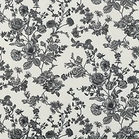 No 918 Elara Tonal Botanical Rod Pocket Tailored Valance
