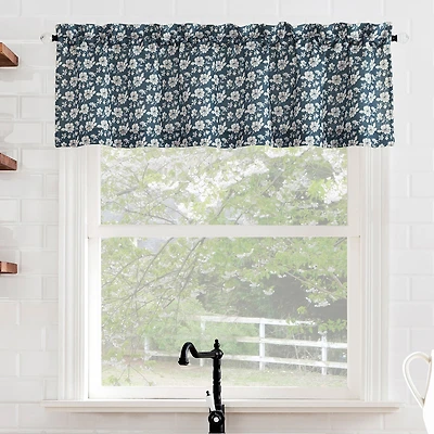 No 918 Mistral Floral Rod Pocket Tailored Valance