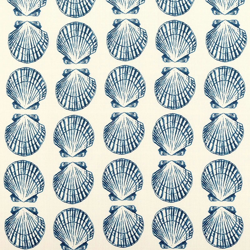 No 918 Sandbar Tonal Seashell Print 2-pc. Rod Pocket Window Tier