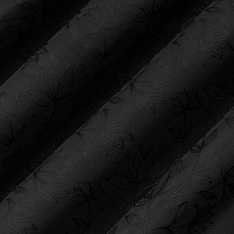 Sun Zero Bronte Floral Rod Pocket Tailored Valance
