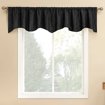 Sun Zero Bronte Floral Rod Pocket Tailored Valance