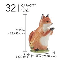 Certified International Woodland Critters 3D Teapot