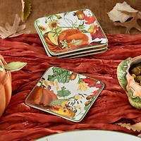 Certified International Harvest Fields 4-pc. Ceramic Appetizer Plate
