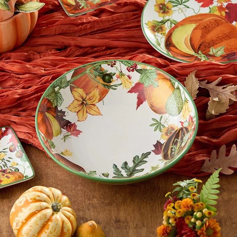 Certified International Harvest Fields Ceramic Serving Bowl