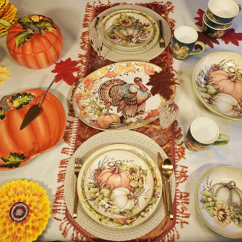 Certified International Autumn Breeze 4-pc. Earthenware Dinner Plate