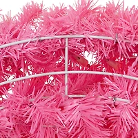 Northlight 36" Pink Spruce Artificial Pink Lights Pre-Lit Wreath