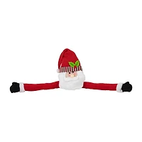 Northlight 27" Plush Santa Claus Unlit Christmas Tree Topper