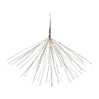 Northlight 20" Led Firework Silver Branch Decoration Warm White String Lights