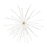 Northlight 20" Led Firework Silver Branch Decoration Warm White String Lights