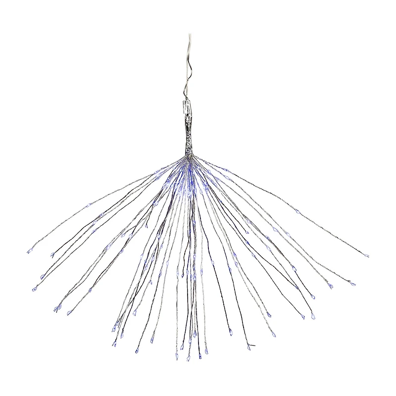 Northlight 20" Led Firework Silver Branch Decoration String Lights