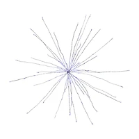 Northlight 20" Led Firework Silver Branch Decoration String Lights
