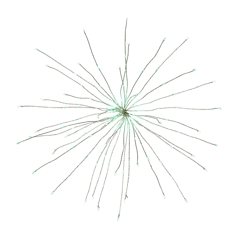 Northlight 20" Led Firework Silver Branch Decoration String Lights