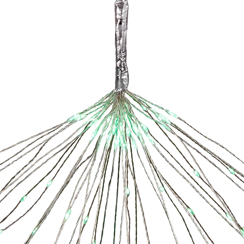 Northlight 20" Led Firework Silver Branch Decoration String Lights