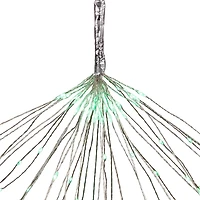 Northlight 20" Led Firework Silver Branch Decoration String Lights