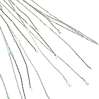 Northlight 20" Led Firework Silver Branch Decoration String Lights