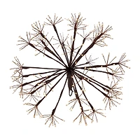 Northlight 12" Pre-Lit Led Brown Ball Decoration Warm White String Lights