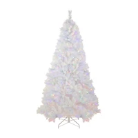 Northlight Seneca White Spruce Artificial  Dual Function Led Lights 6 1/2 Foot Pre-Lit Christmas Tree