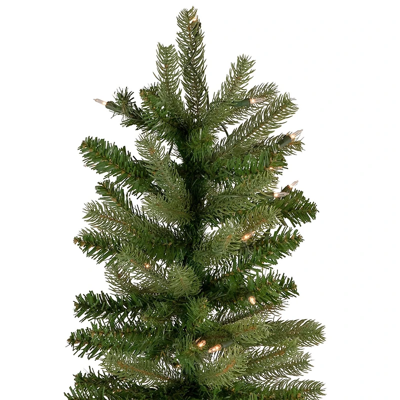 Northlight Wicklow Noble Artificial Clear Lights 7 1/2 Foot Pre-Lit Fir Christmas Tree