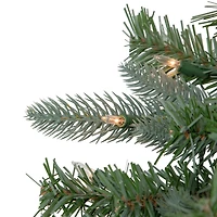 Northlight Granville Fraser Slim Artificial  Clear Lights 7 1/2 Foot Pre-Lit Fir Christmas Tree