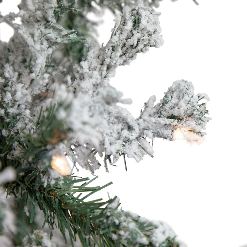 Northlight Slim Artificial Clear Lights 6 Foot Pre-Lit Pine Christmas Tree