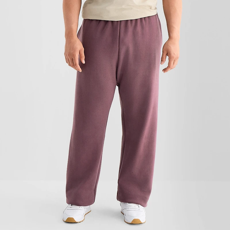 Xersion Quick Dry Cotton Blend Fleece Mens Straight Regular Fit Big and Tall Workout Pant