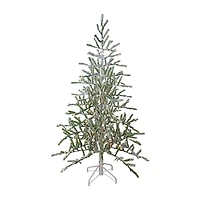 Northlight Medium Altwig Artificial Warm White Lights 5 Foot Flocked Pine Christmas Tree