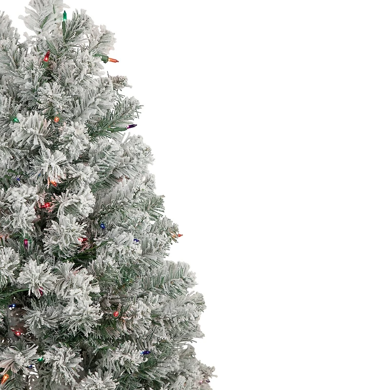 Northlight Madison Artificial Multi Lights 4 1/2 Foot Pre-Lit Pine Christmas Tree
