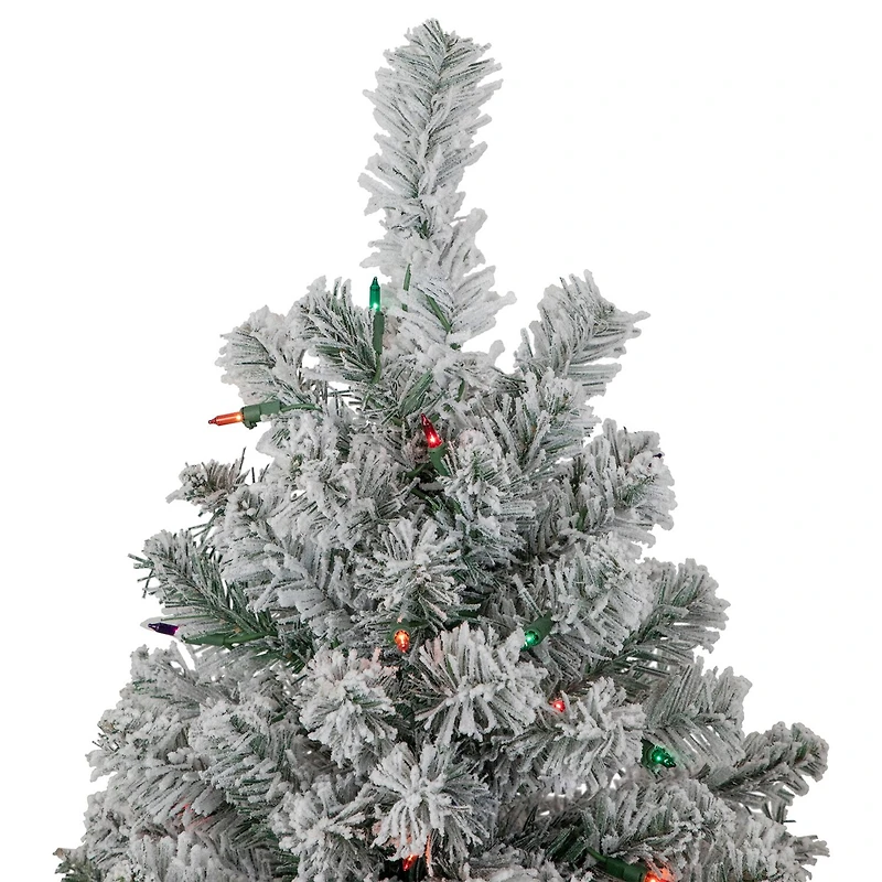 Northlight Madison Artificial Multi Lights 4 1/2 Foot Pre-Lit Pine Christmas Tree