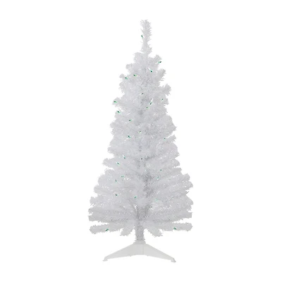 Northlight Rockport White Artificial Lights Foot Pre-Lit Pine Christmas Tree