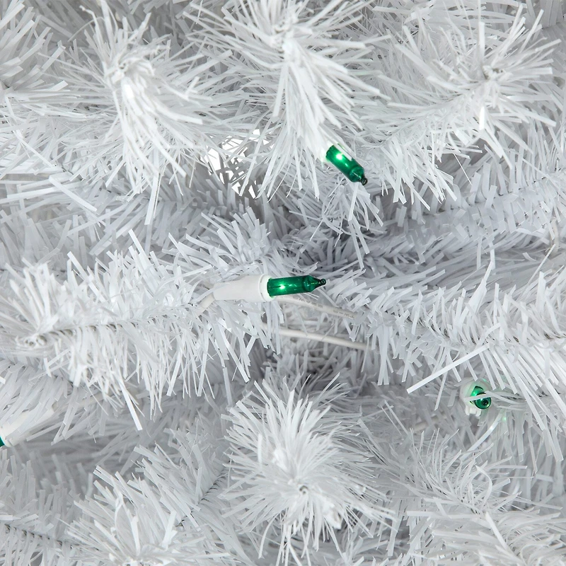 Northlight White Artificial Green Lights 4 Foot Pre-Lit Christmas Tree