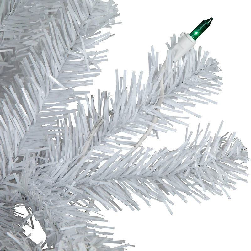 Northlight White Artificial Green Lights 4 Foot Pre-Lit Christmas Tree