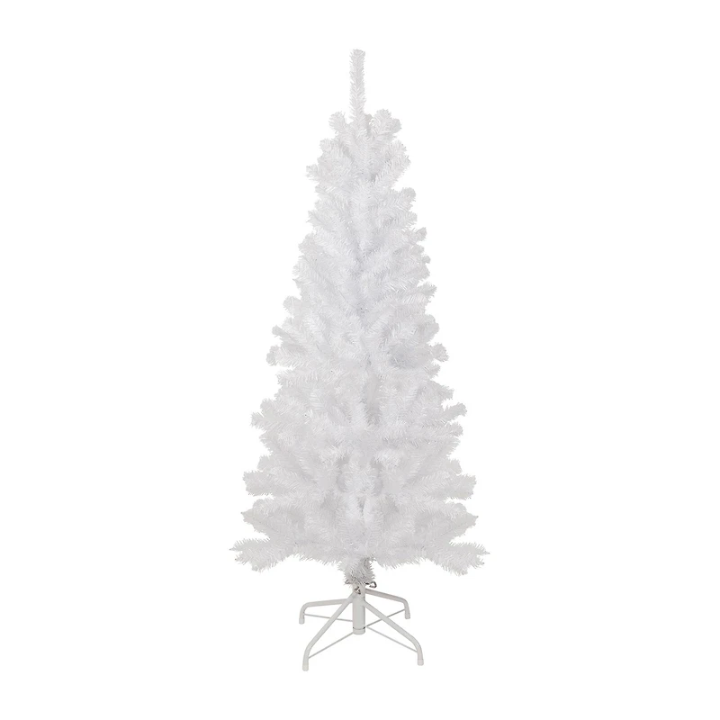 Northlight White Georgian Artificial Pencil Unlit 4 1/2 Foot Pine Christmas Tree