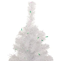 Northlight Lighted Rockport White Artificial  Green Lights 2 Foot Pre-Lit Pine Christmas Tree