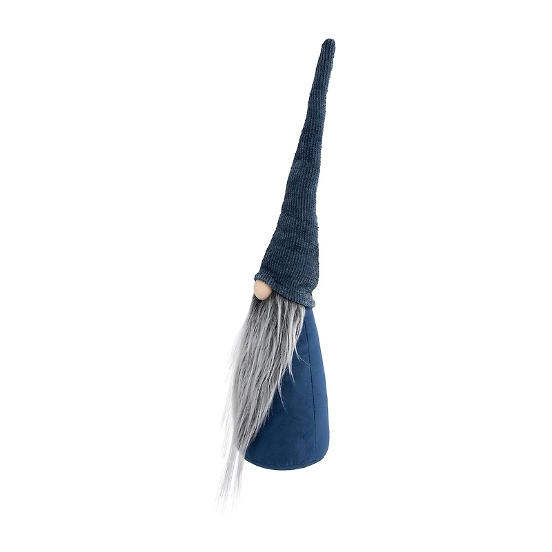 Northlight 19in Navy Blue Standing Christmas Tabletop Decoration Christmas Gnome