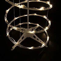Northlight 6ft Led Lighted Spiral Cone Tree  Warm White Lights Christmas Yard Art