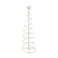 Northlight 4ft Led Lighted Spiral Cone Tree  Warm White Lights Christmas Yard Art