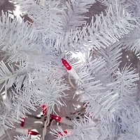 Northlight Slim Geneva 6 1/2 Foot Pre-Lit Spruce Christmas Tree