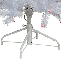 Northlight Slim Geneva 6 1/2 Foot Pre-Lit Spruce Christmas Tree