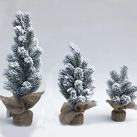 Northlight Mini Flocked Pine 1 1/2 Feet Pine Christmas Tree