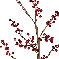 Northlight Potted Berry Twig Unlit 4 Foot Christmas Tree