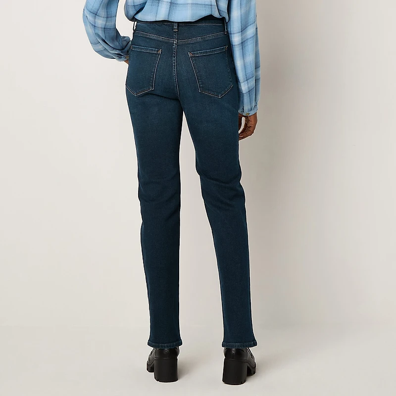 A.N.A - Tall Womens High Rise Curvy Straight Fit Jean